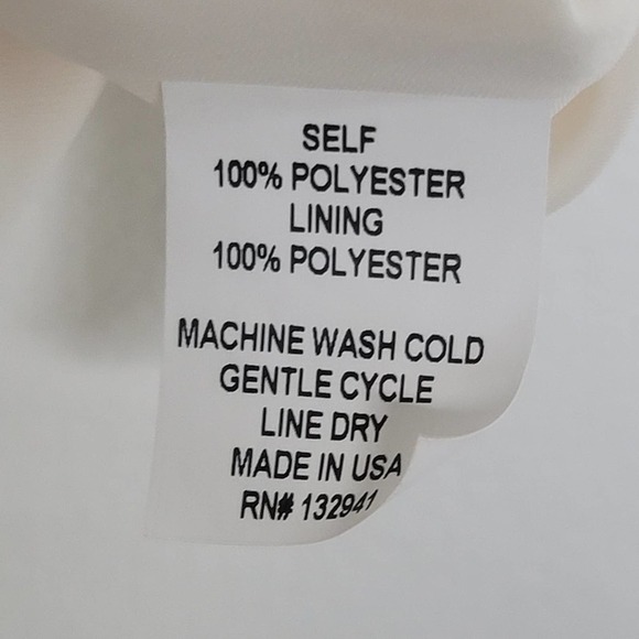 Amanda Uprichard Irvina Mini Dress XS Ivory Flutter‎ Sleeve V-Neck Flounce Hem - Picture 7 of 12